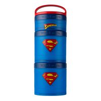 Whiskware C04400 Justice League Stackable Snack Pack, Superman