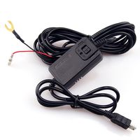 Hardwire Fuse Kit For Dash Cam With Mini USB Port,DC 12V-36V,Car Charger Cable Kit,Power Supply For Car Recorder