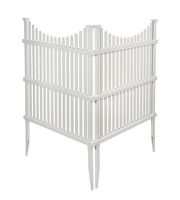 Zippity Outdoor Products ZP19036 Huntersville Privacy Screen, White (Renewed)