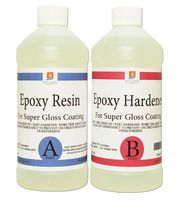 EPOXY Resin Crystal Clear 8 oz Kit. for Super Gloss Coating and TABLETOPS