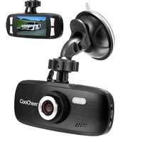 Coocheer Car Dash Cam 2.4'' LCD Screen HD Wide Angle Dashboard Camera Recorder with G-Sensor Loop Recording Motion Detection Night Vision