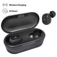 Avantree TWS115 True Wireless Earbuds with Mic, Auto Pairing, Comfortable & Secure Fit Headphones, 36H in Ear Bluetooth 5.0 Noise Isolation TWS Earphones with Wireless Charging Case for Music & Calls