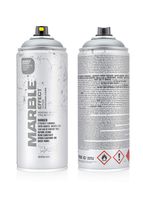 Montana Cans MXE-MSILVER Montana Effect 400 ml Marble Color, Silver Spray Paint,