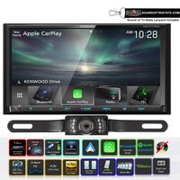 Sound of Tri-State Kenwood DMX7706S 6.95" WVGA Digital Multimedia Receiver w/License Plate Back Up Camera and Lanyard Bundle