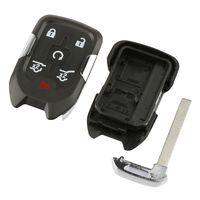 Case Shell Smart Key Fob Keyless Entry Remote fits 2014 2015 2016 2017 Chevy Tahoe Suburban / GMC Yukon (HYQ1AA)