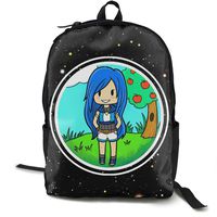 OSCAR CURTIS Its-Funneh Stylish Classic Large Capacity Double Zip Backpack Bag Laptop Bag For Women Men Kids