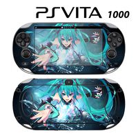 Decorative Video Game Skin Decal Cover Sticker for Sony PlayStation PS Vita (PCH-1000) - Hatsune Miku