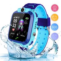 Smart Watch for Kids Waterproof LBS Tracker, Kids Watches Boys Girls with 1.44 inch Touch Screen 2-Way Calling SOS Alarm Clock Camera Kids Smartwatch Compatible with Android and iOS