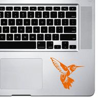 StickAny Palm Series Detailed Humming Bird Sticker for MacBook Pro, Chromebook, and Laptops (Orange)