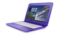 2016 HP Stream 11 11.6 inch Laptop (Intel Celeron N3050 1.6GHz, 2GB RAM, 32GB Solid State Drive, Windows 10 Home) Purple (Renewed)