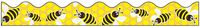 Bordette Scalloped Bee Dazzle Decorative Border, 2-1/4 Inches x 25 Feet