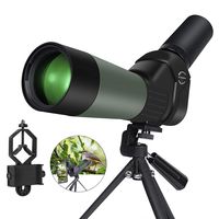 Kalawen 20-60x60 HD Spotting Scope with Tripod, Optics Zoom 57-120Ft/1000Yds BAK4 Angled Spotting Scope for Target Shooting, Hunting, Bird Watching, Wildlife Scenery