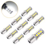 Super Bright 1156 1141/1003/1073/BA15S/7506 LED Replacement Light Bulbs 18 SMD 5050 LED Bulb for RV Camper SUV MPV Car Turn Tail Signal Brake Backup Light, DC 12V (White, 10 Pcs )
