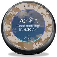 MightySkins Skin Compatible with Amazon Echo Spot - Desert Camo | Protective, Durable, and Unique Vinyl Decal Wrap Cover | Easy to Apply, Remove, and Change Styles | Made in The USA