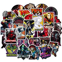 Laptop Stickers for The Avengers Superheros[100PCS], Cool Comics Vinyl Decals for Hydro Flask Water Bottles MacBook Pad Phone Case Computer Bumper Skateboard Luggage, Graffiti Sticker for Kids, Adult
