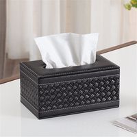 Car Leather Tissue Box/Carton/Paper Napkin Box/Creative Car Organization Box,S,19 * 12 * 9.5CM
