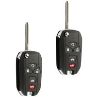 Flip Key Fob Keyless Entry Remote fits Chevy Impala Monte Carlo / Cadillac DTS / Buick Lucerne (OUC60270, OUC60221), Set of 2