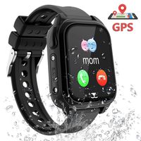 PTHTECHUS Smart Watch for Kids GPS Tracker - Boys & Girls IP67 Waterproof Smartwatch Phone SOS Alarm Clock Camera Games Sports Watches for Students Cellphone Watch Children Birthday Gifts