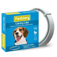 Fedciory Calming Pheromone Collar for Dogs Adjustable Collars with Long-Lasting Calm Effect Relieve Anxiety for All Small Medium and Large Dog (25.59 Inches)