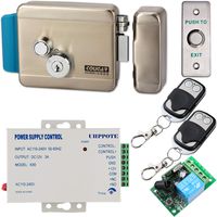 UHPPOTE Electric Gate Lock with Wireless Remote Control for Intercom Access Control System