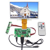 VSDISPLAY Fit for Raspberry Pi, 7" 7 inch 1024x600 LCD Screen with HDMI Controller Board