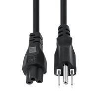 Bestland Universal 3-Slot Cable Power Cable Suitable for HP Laptop Computer Ac Power Supply Cord Adapter 3 Prong Charger Cable for HP 490371-001 Replacement Battery Power Cord