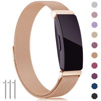 findway Compatible with Fitbit Inspire HR Bands/Inspire Band, Inspire Accessories Stainless Steel Bracelet Women Men Wristbands Strap Compatible for Fitbit Inspire & Inspire HR Fitness Tracker
