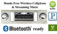 Bluetooth Enabled 1963-1964 Chevy Impala USA-630 II High Power 300 watt AM FM Car Stereo/Radio