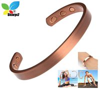 STCORPS7 Copper Bracelet for Arthritis - Pure Copper Magnetic Bracelet Arthritis Therapy Energy Effective Natural Joint Pain Relief, Arthritis, RSI, Carpal Tunnel for Men & Women