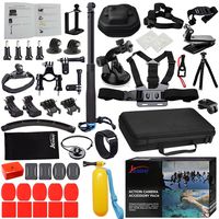Husiway Accessories Kit for Gopro Hero 8 7 6 5 Black Session Osmo Action Akaso EK7000 Brave 4 Campark Dragon Sports Cameras 13L