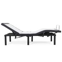 Blissful Nights Queen Adjustable Bed Base with Wireless Remote Head and Foot Incline and No Tools Required Assembly