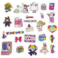 Cute Notebook Stickers Girl Laptop Water Bottle Waterproof Vinyl Guitar Decal 25pcs Pack