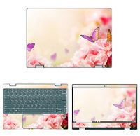 decalrus - Protective Decal Flower Skin Sticker for Lenovo Yoga 720-12 (12.5" Screen) case Cover wrap LEyoga720_12-225