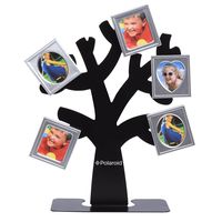 Polaroid PL2X3FTB Family Tree with Stand & Five Magnetic Mini-Picture Frames, Black