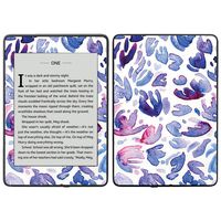 MightySkins Skin Compatible with Amazon Kindle Paperwhite 2018 (Waterproof Model) - Blue Petals | Protective, Durable, and Unique Vinyl Decal wrap Cover | Easy to Apply, Remove| Made in The USA
