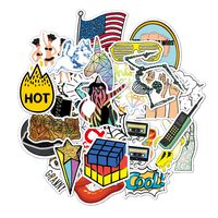 Cute Vsco Stickers for Hydro Flask, 35 Pack Waterproof Aesthetic Trendy Vinyl Stickers Decal for Girls, Perfect for Laptop, Water Bottle, Skateboard, Luggage, Phone Case, Cups