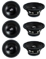 6) Pyle PDMR6 MidRange 6.5" 1800W Car Mid Bass Mid Range Woofers Audio Speakers