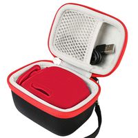 Khanka Hard Travel Case for Sony XB01 Bluetooth Compact Portable Speaker (red)