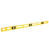 Mayes 10102 48 Inch Polystyrene Level | Carpenter, Contractor, and Plumber Tool | Impact Resistant Frame | Three Vials, Accurate to .001 Inch | Won't Scratch Work Surfaces | Made in the USA