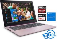 Lenovo IdeaPad 330-15AST 15.6" HD Laptop: AMD A6-9225 4GB/ 500GB/ DVDRW/ WiFi+Bluetooth Camera Windows 10 Home (Plum Purple)
