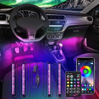 AMBOTHER Car Interior Lights APP IR Controller