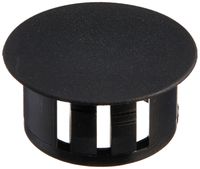 Morris 22388 Plastic Knockout Plug, 5/8-Inch, Black, 10-Pack