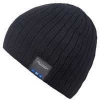 Mydeal Bluetooth Beanie Hat, Slouchy Knit Skully Cap with Wireless Bluetooth Headphones Headsets Earphone Music Audio Hands-Free Phone Call for Winter Sports Fitness Gym Exercise Workout - Black