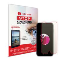 RETICARE Eye & Screen Protector for Apple iPhone 7/6S/6 Black 2 Units