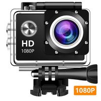 Action Camera,Wifxbot 12MP 1080P HD Waterproof Sports Cam 2 Inch LCD Screen, 140 Degree Wide Angle Lens, 98ft Underwater DV Camcorder with 10 Accessories Kits (A-Action Camera)