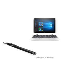 HP Chromebook x2 Stylus Pen, BoxWave [EverTouch Capacitive Stylus] Fiber Tip Capacitive Stylus Pen for HP Chromebook x2 - Jet Black
