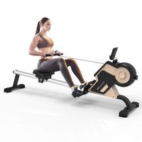 Merax Rowing Machine Rower with Magenetic Resistance LCD Monitor 340 LBS Max Weight Cardio Fitness Equipment for Home Use (Black)