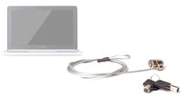 DURAGADGET Steel Keyed Laptop Lock Made - Suitable for HP Chromebook 11