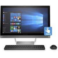 HP Pavilion 23.8" FHD IPS Touchscreen Aio Desktop PC(Intel Core i3-7100T 3.4GHz, 12GB Memory, 1TB Hard Drive) Wireless Keyboard Mouse, Windows 10