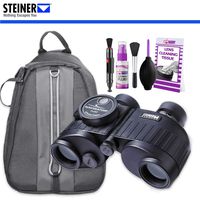 Steiner 7x30 C Navigator Pro Binoculars with Compass with Padded Backpack and Cleaning Kit